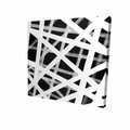 Begin Home Decor 32 x 32 in. Geometric Stripes-Print on Canvas 2080-3232-AB31-1